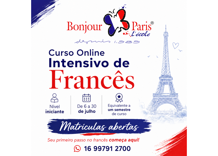 Francês Intensivo de Férias